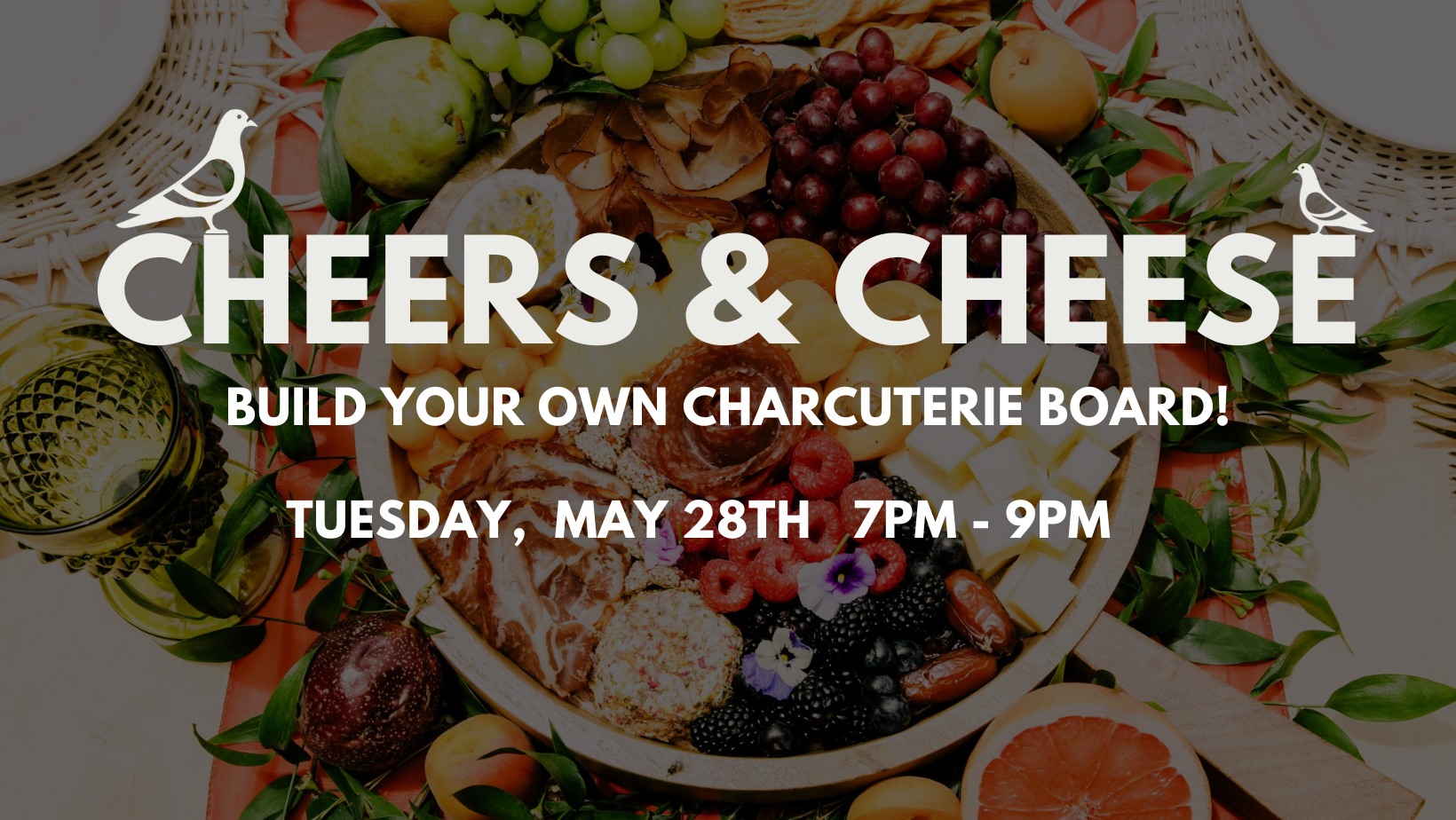 Cheers & Cheese charcuterie board event